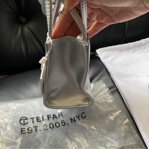 Telfar Silver Mini Bag
